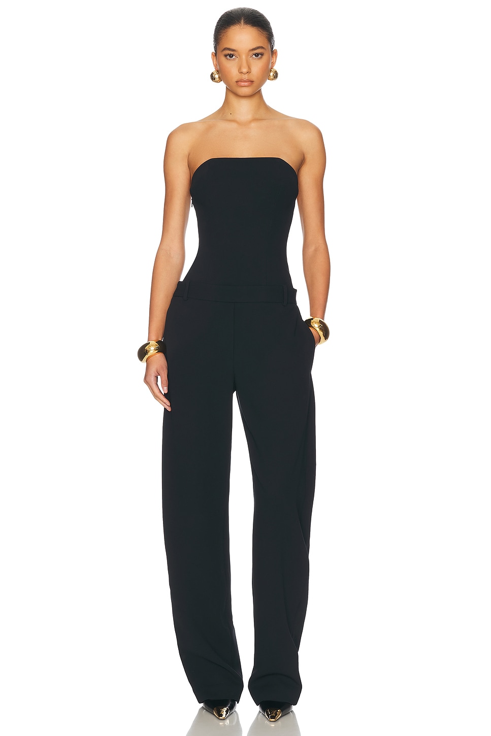 Helsa - The Heavy Crepe Jumpsuit