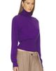 Helsa Helsa Thelka Shoulder Pad Knit Mockneck - 2