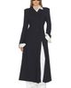 Helsa Helsa Wool Blend Asymmetrical Suiting Jacket With Slits - 1