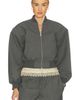 Helsa Helsa Wool Blend Bomber Jacket - 1