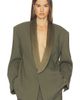 Helsa Helsa Wool Blend Longline Suiting Blazer - 2