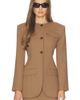 Helsa Helsa Wool Blend Suiting Jacket With Bows - 1