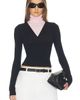Helsa Helsa Wrenn Color Block Knit Turtleneck - 1
