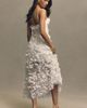 Helsi Audrey Square-Neck Floral Applique Sheer Midi Dress - 2