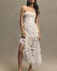 Helsi Audrey Square-Neck Floral Applique Sheer Midi Dress - 4