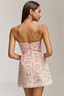 helsi elodie strapless scallop lace mini dress Helsi