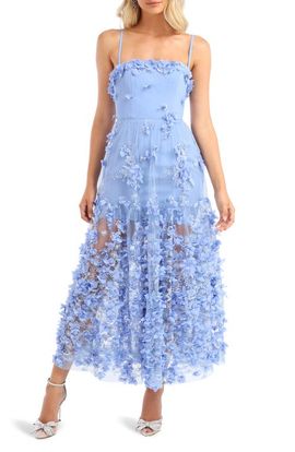 HELSI HELSI Audrey Floral Appliqué Cocktail Dress
