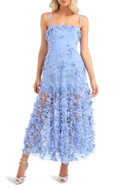 HELSI HELSI Audrey Floral Appliqué Cocktail Dress