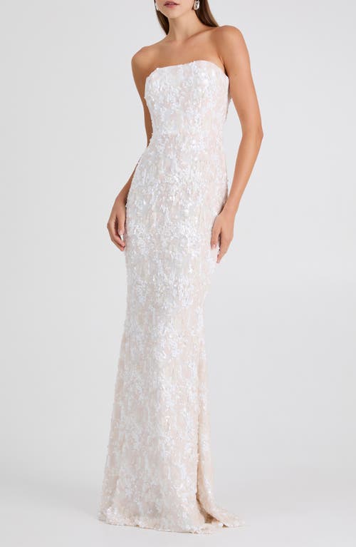 HELSI HELSI Helen Sequin Strapless Mermaid Gown