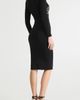HELSI HELSI Ivy Beaded Floral Long Sleeve Body-Con Cocktail Midi Dress - 2