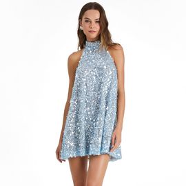 sachin and babi light blue dress Ever-Pretty Embroidered Sequin V-Neck Tulle Formal Dress with Flutter Sleeves Holiday Fiesta Dress Vestido Con Lentejuelas main image 0