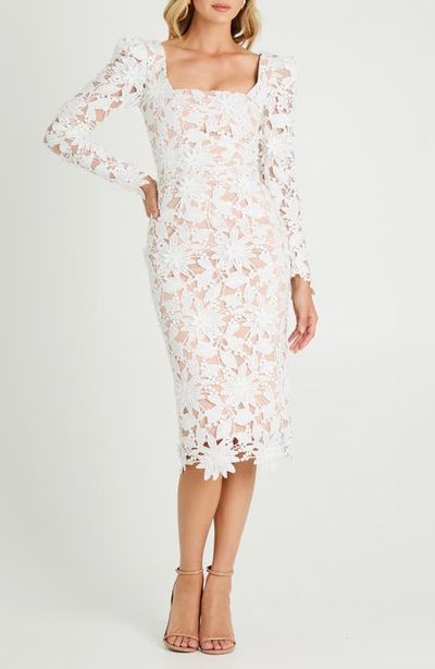 HELSI HELSI Olga Floral Appliqué Long Sleeve Dress