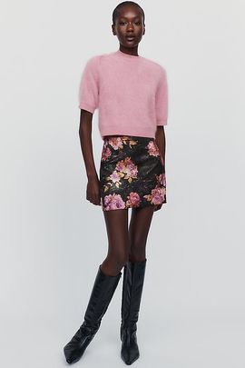 Hemant & Nandita Floral Mini Skirt