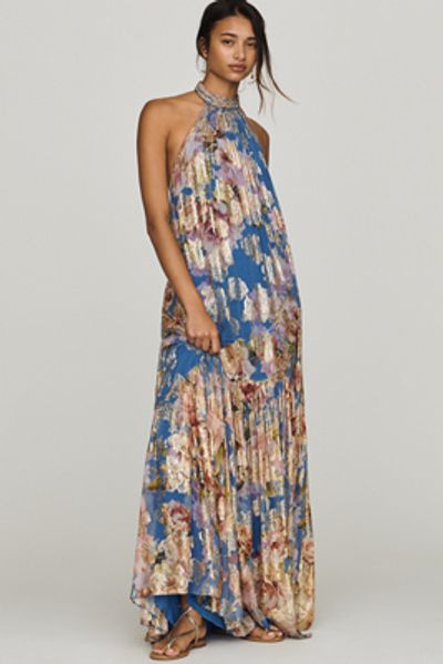 Hemant & Nandita Halter Maxi Dress
