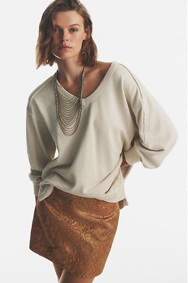 Hemant & Nandita Metallic Mini Skirt