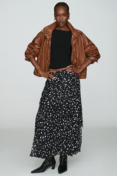 Hemant & Nandita Tie-Waist Maxi Skirt
