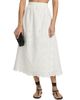Hemant & Nandita Women's Broderie Anglaise A-Line Midi-Skirt - 3