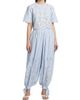 Hemant & Nandita Women's Eyelet Cotton-Blend Top - 2