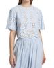 Hemant & Nandita Women's Eyelet Cotton-Blend Top - 3