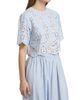 Hemant & Nandita Women's Eyelet Cotton-Blend Top - 4