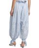 Hemant & Nandita Women's Eyelet Striped Cotton-Blend Harem Pants - 5