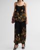 Hemant & Nandita Women's Floral Flared Top - 2