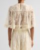 Hemant & Nandita Women's Floral Lace Top - 3