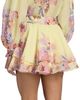 Hemant & Nandita Women's Floral Linen-Blend Miniskirt - 5