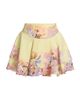 Hemant & Nandita Women's Floral Linen-Blend Miniskirt - 8