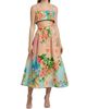 Hemant & Nandita Women's Floral Linen-Cotton Crop Top - 2