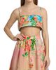 Hemant & Nandita Women's Floral Linen-Cotton Crop Top - 3