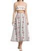 Hemant & Nandita Women's Floral Linen-Cotton Midi-Skirt - 2