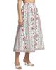 Hemant & Nandita Women's Floral Linen-Cotton Midi-Skirt - 4