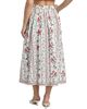 Hemant & Nandita Women's Floral Linen-Cotton Midi-Skirt - 5