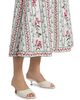 Hemant & Nandita Women's Floral Linen-Cotton Midi-Skirt - 6