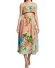 Hemant & Nandita Women's Floral Ombré Cotton-Linen Midi-Skirt - 2