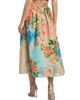 Hemant & Nandita Women's Floral Ombré Cotton-Linen Midi-Skirt - 5