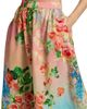 Hemant & Nandita Women's Floral Ombré Cotton-Linen Midi-Skirt - 6