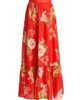 Hemant & Nandita Women's Floral Pintuck Maxi Skirt - 1