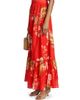 Hemant & Nandita Women's Floral Pintuck Maxi Skirt - 4