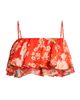 Hemant & Nandita Women's Floral Ruffle Bustier Top - 1