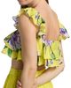 Hemant & Nandita Women's Ruffled Floral Linen-Blend Top - 6