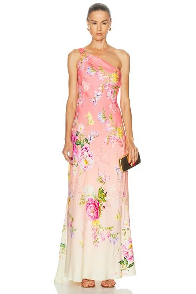 HEMANT AND NANDITA HEMANT AND NANDITA Avya Sash One Shoulder Dress