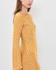 Hemant and Nandita Hemant and Nandita Baised Mini Dress Mustard - 4
