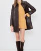 Hemant and Nandita Hemant and Nandita Baised Mini Dress Mustard - 5