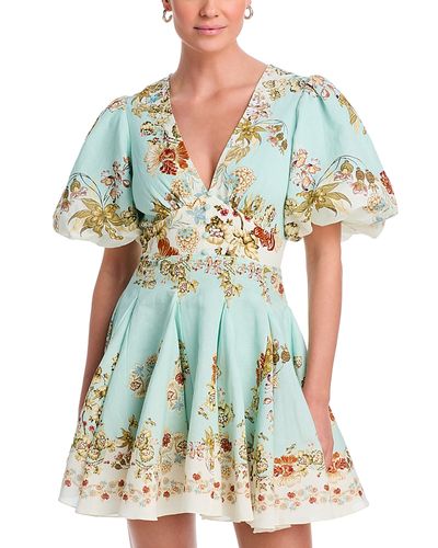 Hemant And Nandita Hemant and Nandita Balloon Sleeve Mini Dress
