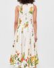 Hemant and Nandita Hemant and Nandita Boat Neck Maxi Dress White - 3