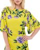 Hemant and Nandita Hemant and Nandita Boat Neck Short Dress Yellow - 1
