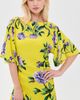Hemant and Nandita Hemant and Nandita Boat Neck Short Dress Yellow - 2