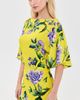 Hemant and Nandita Hemant and Nandita Boat Neck Short Dress Yellow - 4